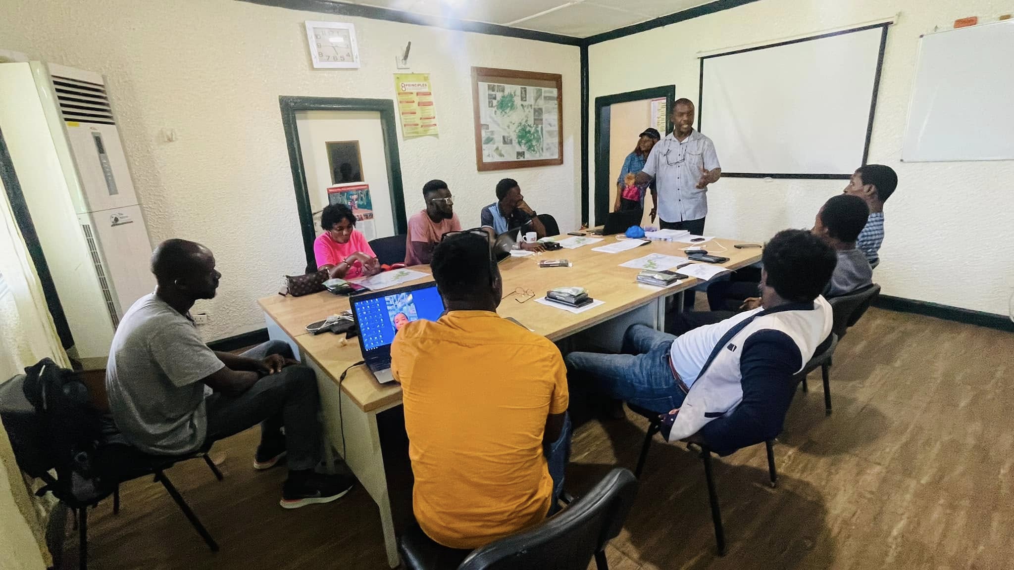 Preparation for initial community assessment 