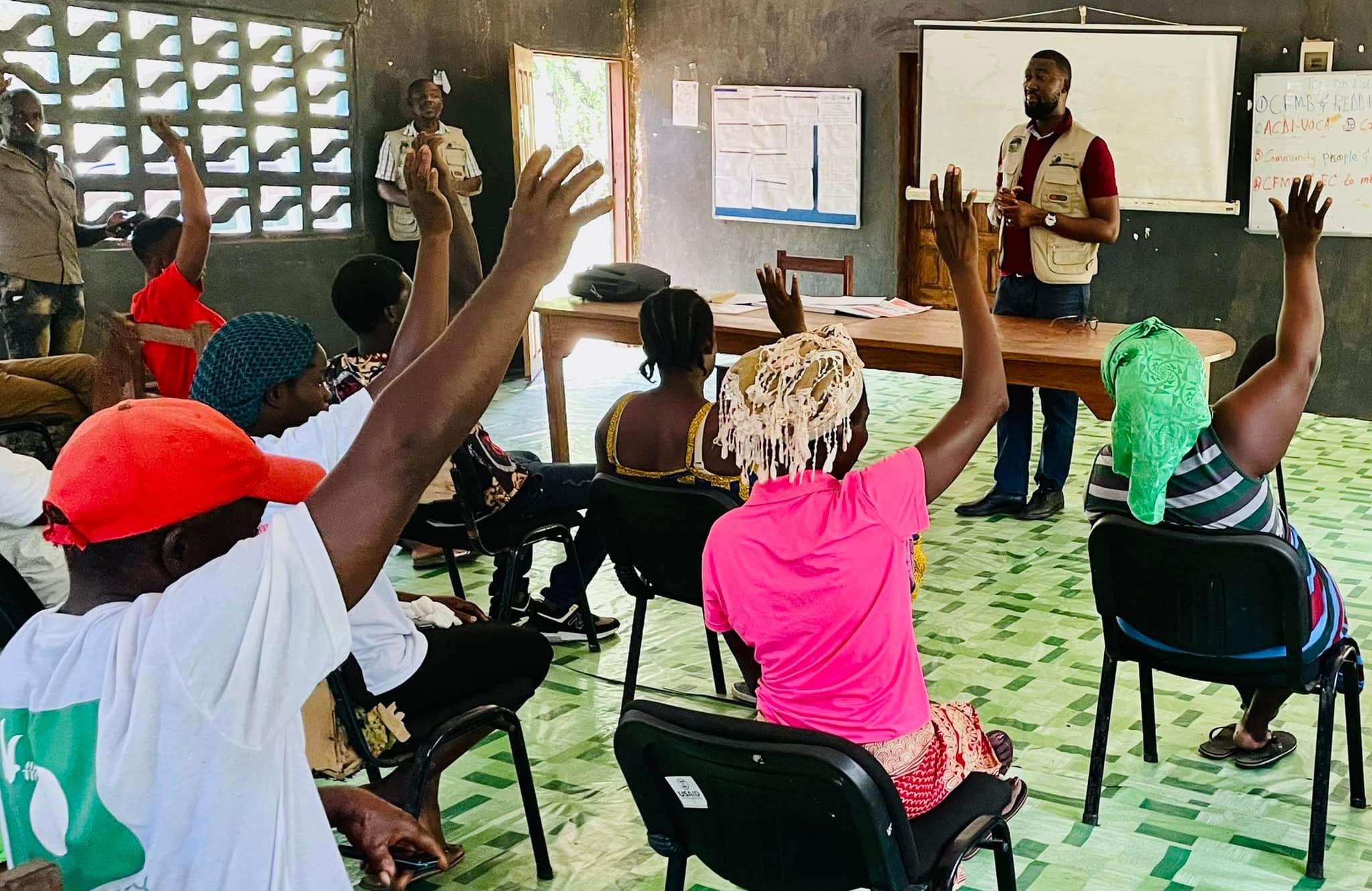 Training activity with CFMBs, CA, EC in the Barconnie CF in Grand Bassa